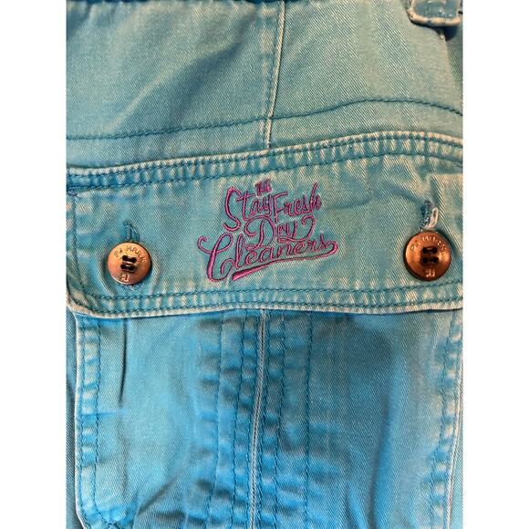 The Original Authentic Goods Men's 36 Ocean Blue Turquoise GUC - Picture 2 of 4